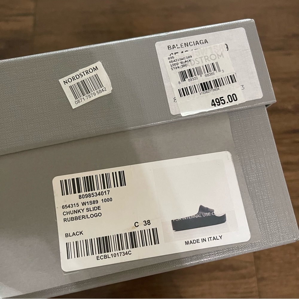 BALENCIAGA LOGO PLATFORM SANDALS - Picture 4 of 9
